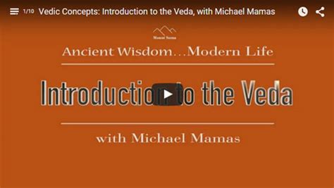 Upangas and Vedangas – The Big Picture by Michael Mamas.